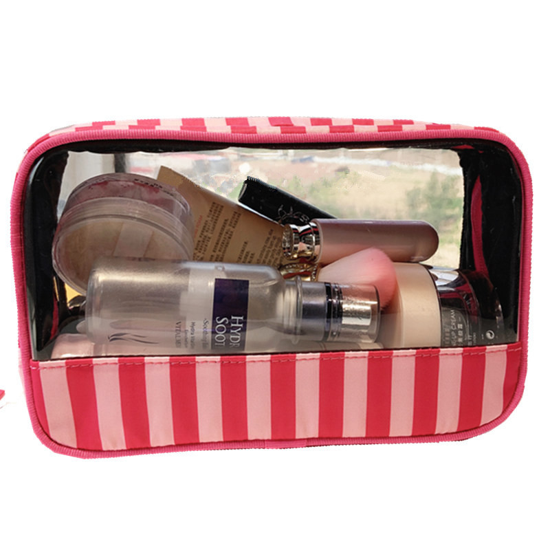 2020 new designers cosmetic bag female portable sexy leopard hand-held cosmetic bag transparent hot sell pink stripes travel storage bag
2020 new designers cosmetic bag female portable sexy leopard hand-held cosmetic bag transparent hot sell pink stripes travel storage bag