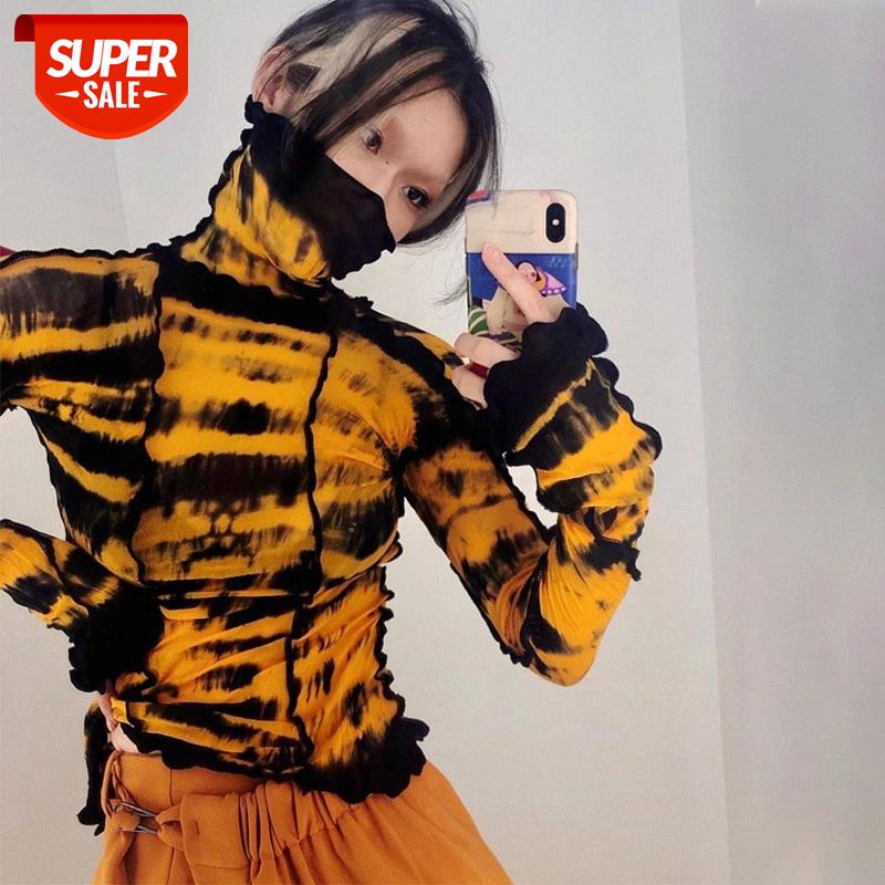 HIRIGINNew Women Fall T-Shirts Tie Dye Print Crop Tops Clubwear Retro Party High Neck Warm Long Sleeve Wrapped Pullover T-shirt #iN5b, White
HIRIGINNew Women Fall T-Shirts Tie Dye Print Crop Tops Clubwear Retro Party High Neck Warm Long Sleeve Wrapped Pullover T-shirt #iN5b, White