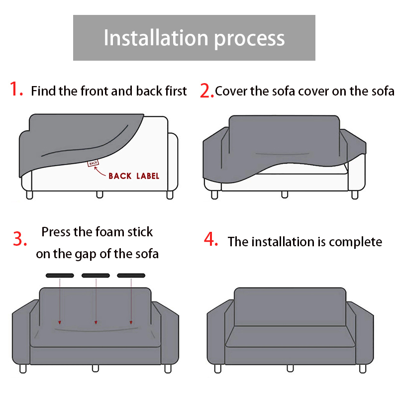 22 Colors Elastic Sofa Cover Stretch Tight Wrap All-inclusive Sofa Covers For Living Room Couch Cover Chair Pillow Cases LJ201216