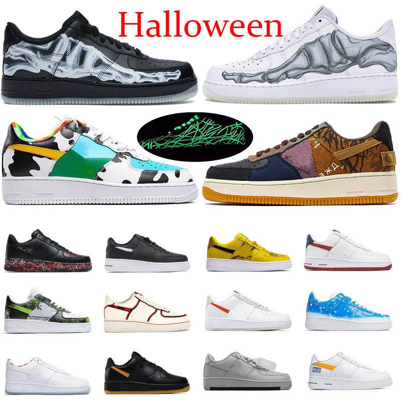 Nov One Black Skeleton Halloween Triple white basketball shoes Glow chunky Travis Scotts sky blue scratch black Men women running sneakers, P47- world 2018
Nov One Black Skeleton Halloween Triple white basketball shoes Glow chunky Travis Scotts sky blue scratch black Men women running sneakers, P47- world 2018
