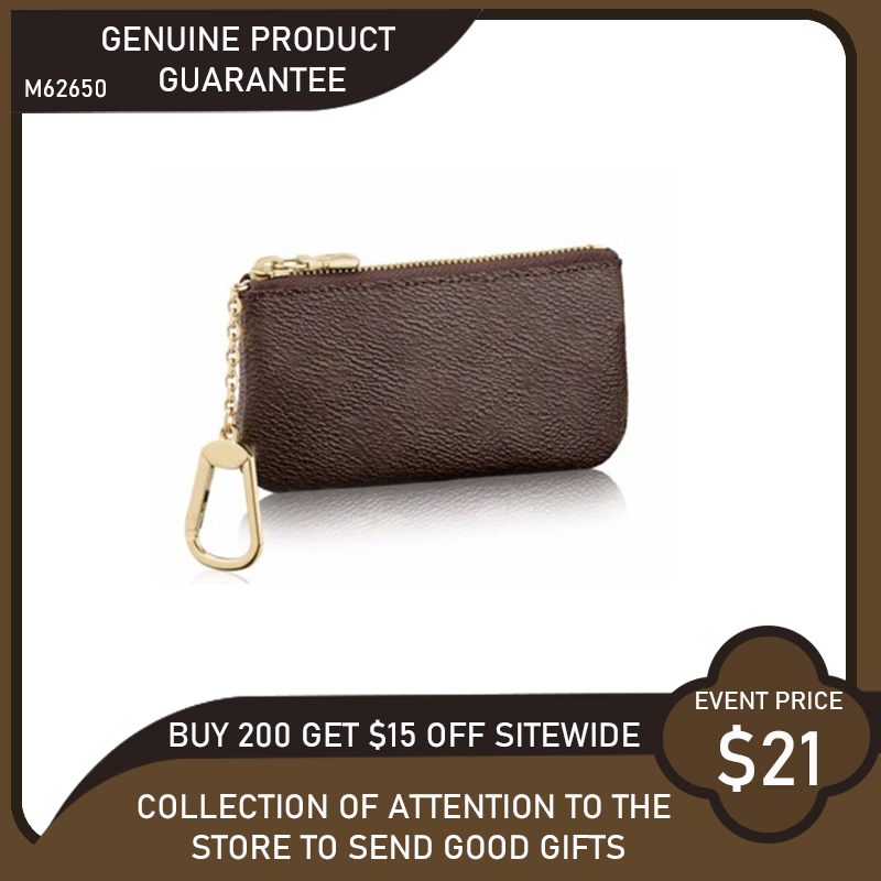 Top quality fashion 8 colors KEY POUCH coin purse Damier leather holds classical women men holder small zipper Key Wallets with box and dust bag M62650, Customize
Top quality fashion 8 colors KEY POUCH coin purse Damier leather holds classical women men holder small zipper Key Wallets with box and dust bag M62650, Customize