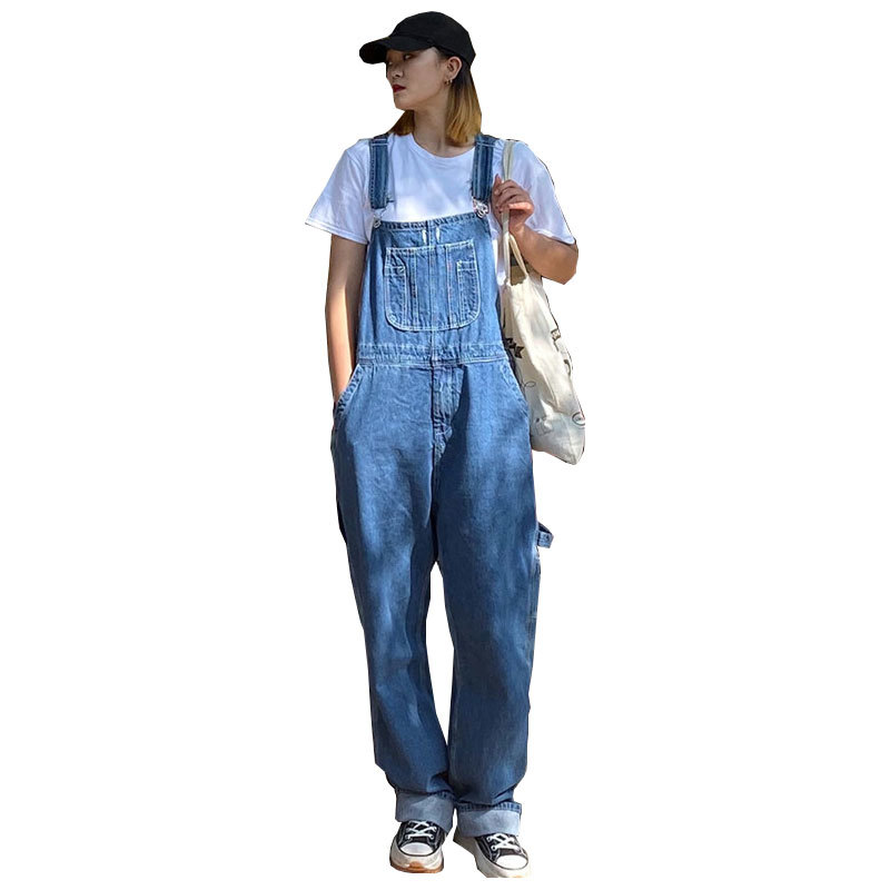 Female Hip-hop Tapered Loose Casual Overalls, Large Korean Version 26-48-50 Denim Overalls 5fez, Light blue
Female Hip-hop Tapered Loose Casual Overalls, Large Korean Version 26-48-50 Denim Overalls 5fez, Light blue