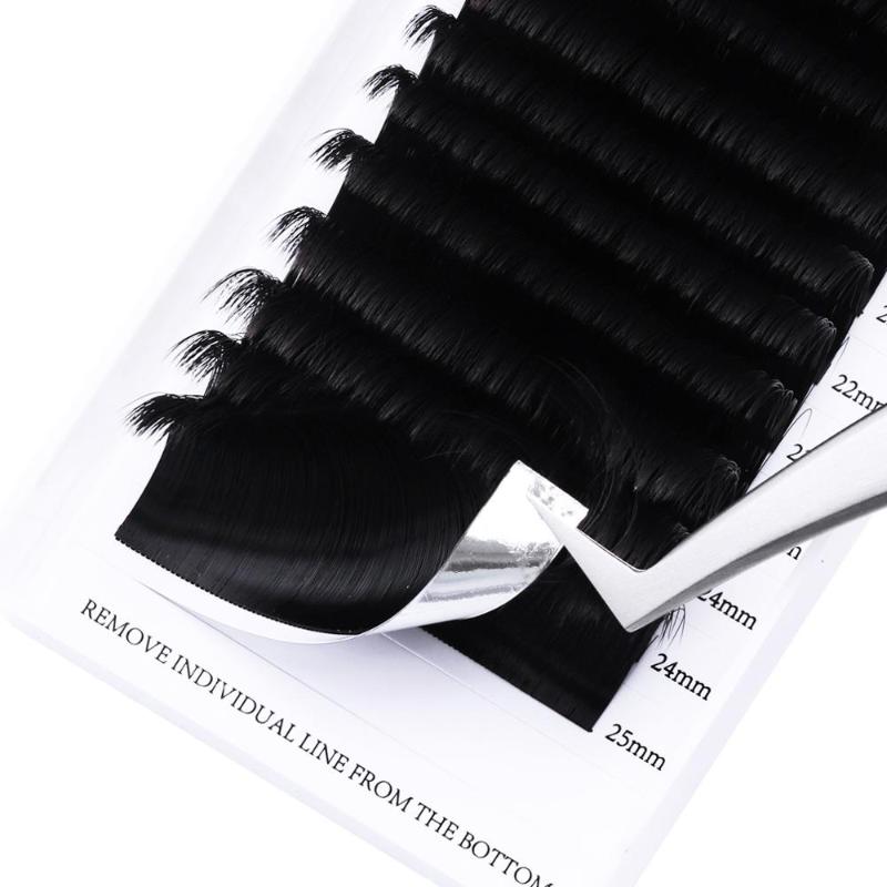 GEMERRY Easy Fan Lashes C/D Curl Volume Fan Eyelash Extensions Mink Eyelashes 20-25mm Mix Length Blooming Lash Russian Eyelash