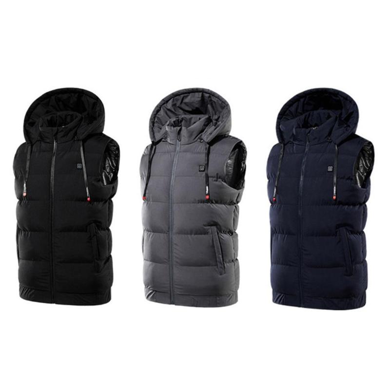 Body Warmer Usb Sleeveless Hooded Electric Heated Vest Winter Thermal Pad Hot Coat Clothing Heating Heated Physiotherapy O5U6, Black
Body Warmer Usb Sleeveless Hooded Electric Heated Vest Winter Thermal Pad Hot Coat Clothing Heating Heated Physiotherapy O5U6, Black