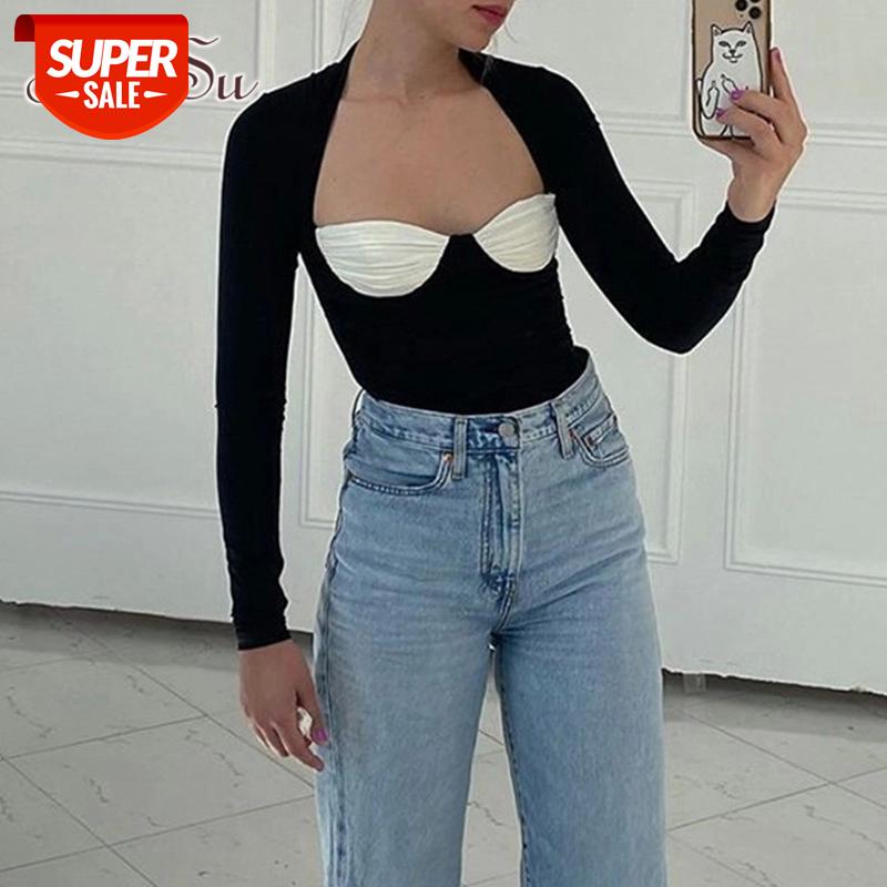 ArtSu E-girl Vintage Patchwork Square Collar Slim T-shirt Femme Y2K Fashion Long Sleeve Sexy Tops Elegant Club Outfits TS52469 #Vo2T, White
ArtSu E-girl Vintage Patchwork Square Collar Slim T-shirt Femme Y2K Fashion Long Sleeve Sexy Tops Elegant Club Outfits TS52469 #Vo2T, White