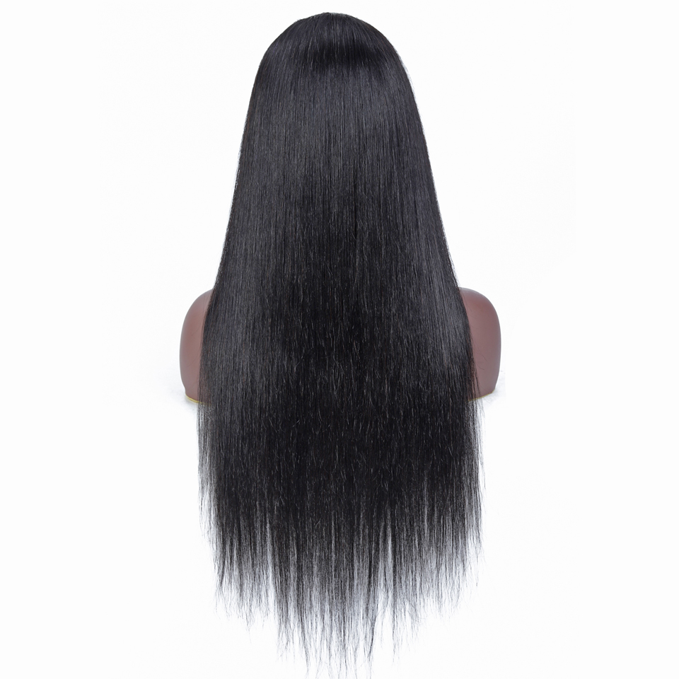 Brazilian U Part Wig Straight 150% Density Human Hair Upart Wigs Can Be Permed