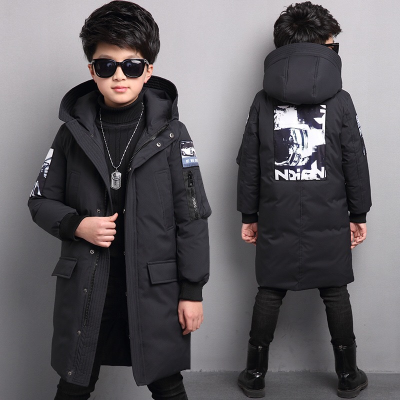 -30 degrees new boys winter jackets children clothing warm down jacket Hooded coat thicken outerwear kids parka clothes overcoat 201126