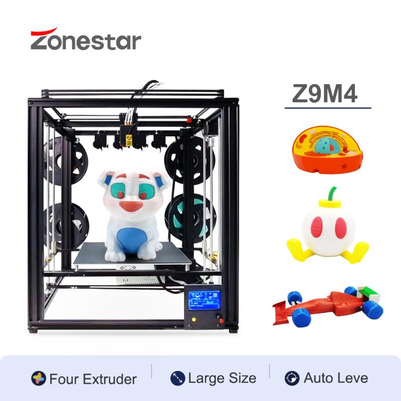 ZONESTAR Newest Multi Mixing Color 4 Titan Extruders 4-IN-1-OUT 32-Bit Board Large Size CoreXY Frame Struct Auto Level Z9M4
ZONESTAR Newest Multi Mixing Color 4 Titan Extruders 4-IN-1-OUT 32-Bit Board Large Size CoreXY Frame Struct Auto Level Z9M4