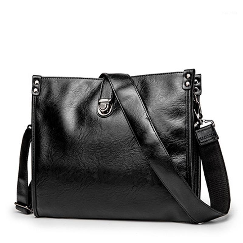 Fashion Men Shoulder Bag Messenger Bags Leather Business Laptop Briefcase Waterproof Male Office Computer Bags for A4 Paper Man1, Black
Fashion Men Shoulder Bag Messenger Bags Leather Business Laptop Briefcase Waterproof Male Office Computer Bags for A4 Paper Man1, Black