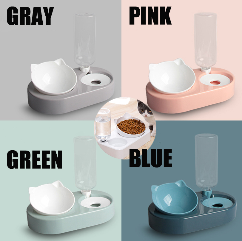 2-in-1 Cat Bowl Water Dispenser Automatic Water Storage Pet Dog Cat Food Bowl Food Container with Waterer Pet Waterer Feeder
2-in-1 Cat Bowl Water Dispenser Automatic Water Storage Pet Dog Cat Food Bowl Food Container with Waterer Pet Waterer Feeder