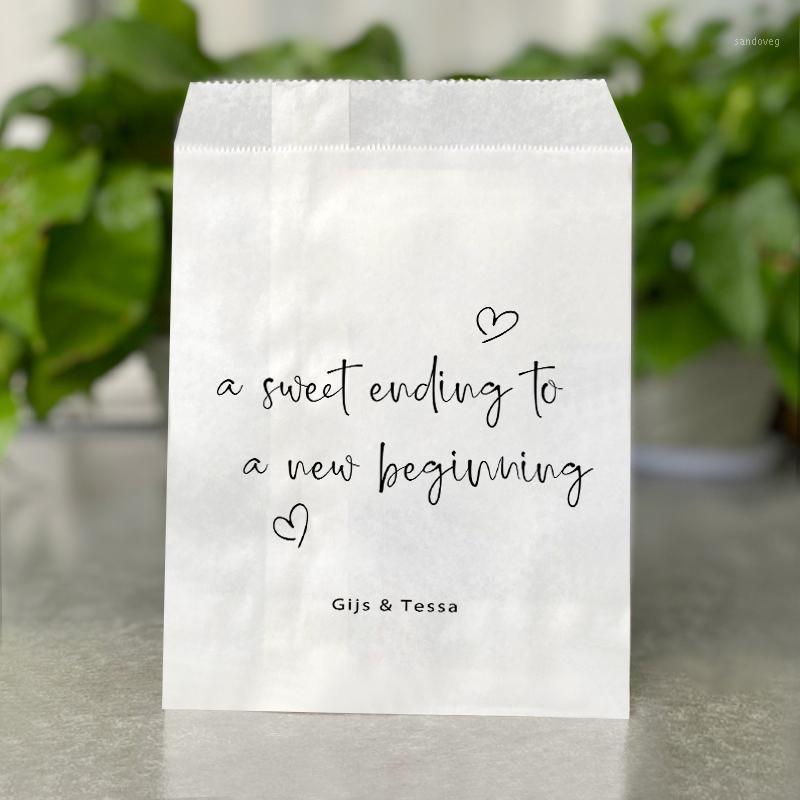 Personalized Wedding Favor Bags - sweet ending to a new beginning Kraft and White Paper Bag Custom Wedding Decor Party Candy Bag1
Personalized Wedding Favor Bags - sweet ending to a new beginning Kraft and White Paper Bag Custom Wedding Decor Party Candy Bag1
