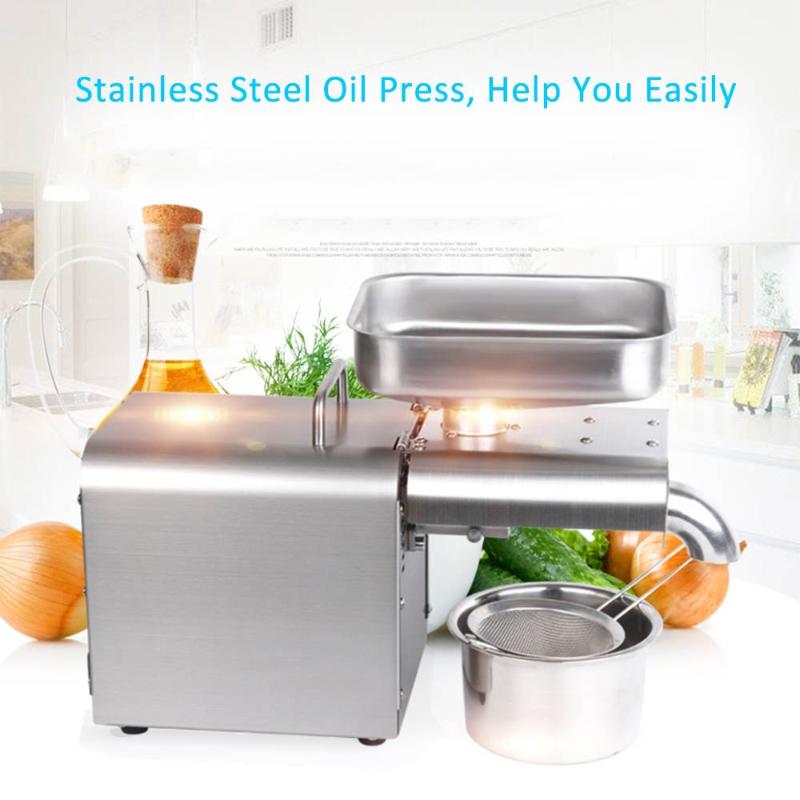 1500W 110V/220V Full-Auto Olive Oil Press Cold Press Oil Machine Stainless steel Cold Machine Seeds Extractor
1500W 110V/220V Full-Auto Olive Oil Press Cold Press Oil Machine Stainless steel Cold Machine Seeds Extractor