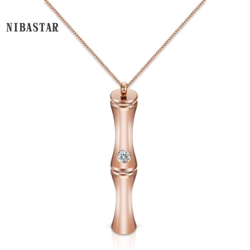 Pendant Necklaces Fashion Style Bamboo 316L Stainless Steel Women Link Chain Cubic Zirconia Necklace For
Pendant Necklaces Fashion Style Bamboo 316L Stainless Steel Women Link Chain Cubic Zirconia Necklace For