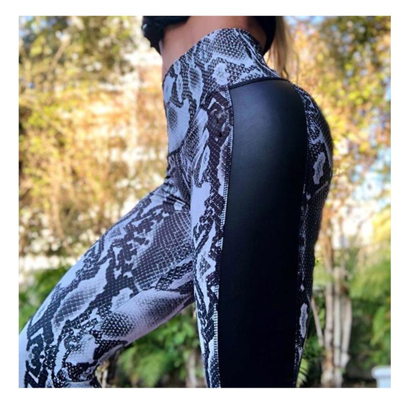 Snakeskin Sport Leggings Yoga Pants Women Tights Fitness Legging Gym Sports Pant 2020 Seamless Sweatpants PU Running Trousers, Black
Snakeskin Sport Leggings Yoga Pants Women Tights Fitness Legging Gym Sports Pant 2020 Seamless Sweatpants PU Running Trousers, Black