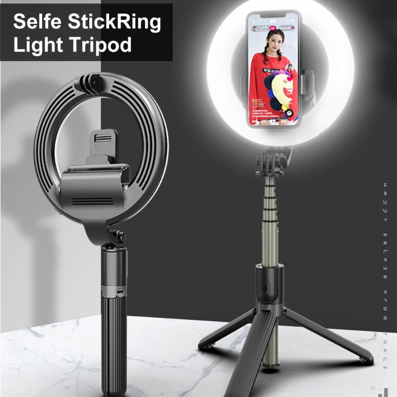 2020 NEW L07 3 in 1 selfie ring light wireless Bluetooth Remote Shutter Tripod Handheld stick LED Ring Light for Live Stream
2020 NEW L07 3 in 1 selfie ring light wireless Bluetooth Remote Shutter Tripod Handheld stick LED Ring Light for Live Stream