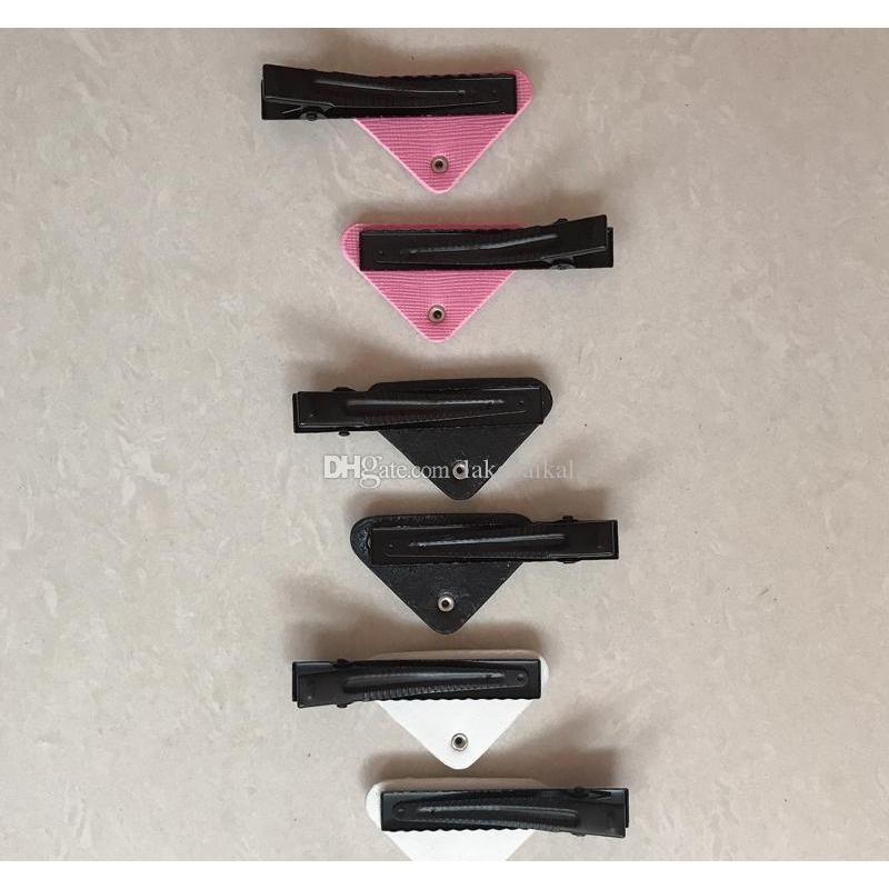 Hair Clips Barrettes Triangle Hair Clip With Stamp Women Girl Leather Letter Fa sqckQZ dhseller2010