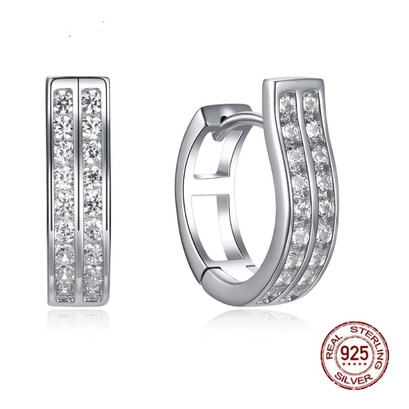 Real 92.5% silver hoop earrings jewelry classic fine jewellery sterling silver earring Brincos Gift Free Shippping
Real 92.5% silver hoop earrings jewelry classic fine jewellery sterling silver earring Brincos Gift Free Shippping