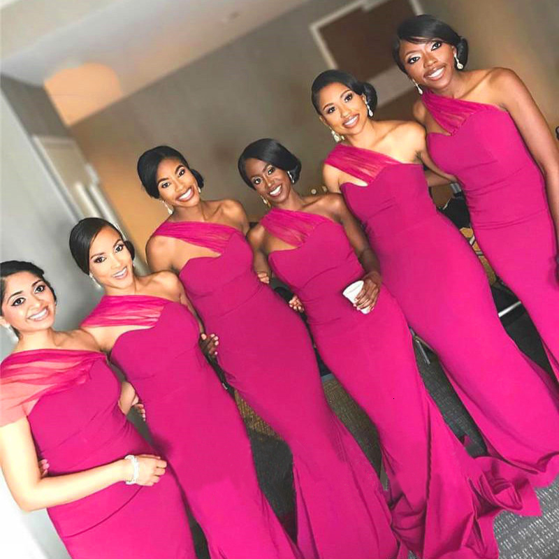 2021 New Female Attacked African Bridesmaid a Shoulder Walk Elastic Length Satin Mermaid Dressed As Maid of Honor Cheap PAR1
2021 New Female Attacked African Bridesmaid a Shoulder Walk Elastic Length Satin Mermaid Dressed As Maid of Honor Cheap PAR1