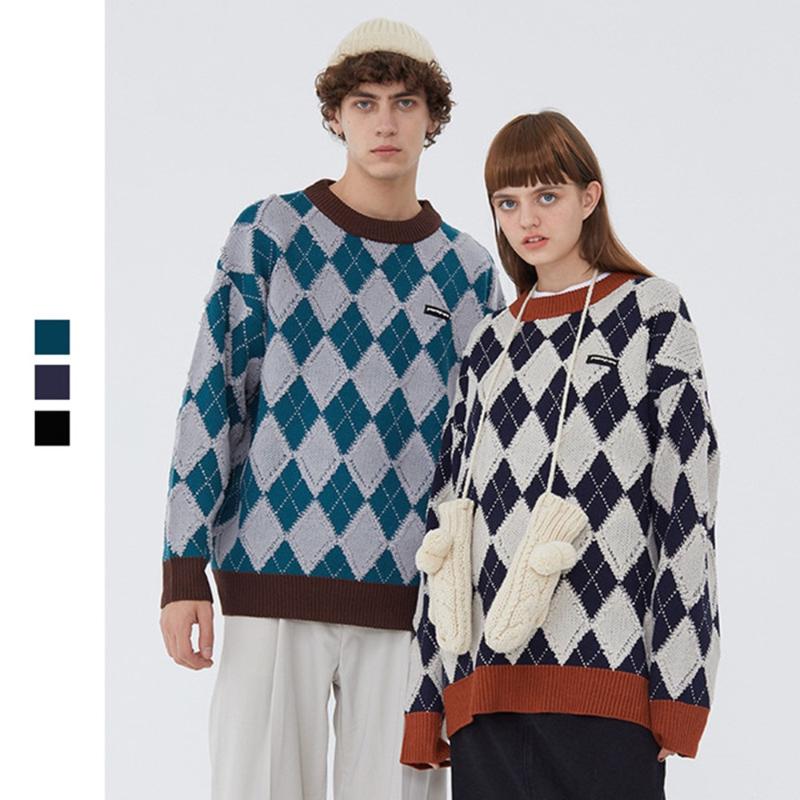 New Men Plaid Sweater 2020 FW Warm O-neck Autumn Knitted Sweater For Couple Oversized Hip Hop Men, Black
New Men Plaid Sweater 2020 FW Warm O-neck Autumn Knitted Sweater For Couple Oversized Hip Hop Men, Black