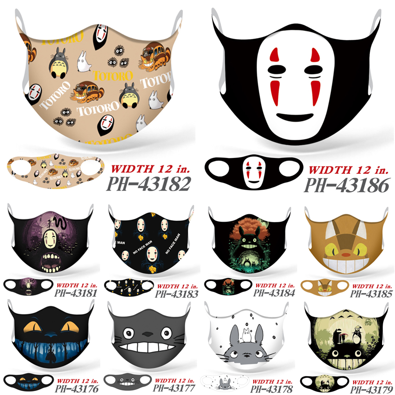 20PCS Designer Totoro No Face Man Cartoon Peripheral Printing face Mask Hayao Miyazaki Series Full Color Reusable Dustproof Mask
20PCS Designer Totoro No Face Man Cartoon Peripheral Printing face Mask Hayao Miyazaki Series Full Color Reusable Dustproof Mask