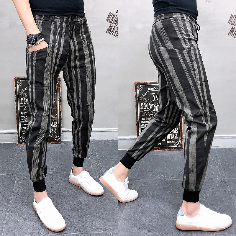 2020 Autumn Stripe Folding Men's Occasional Hip Hop Jogger Hare Joggers Harem Pants Afix, Strip
2020 Autumn Stripe Folding Men's Occasional Hip Hop Jogger Hare Joggers Harem Pants Afix, Strip