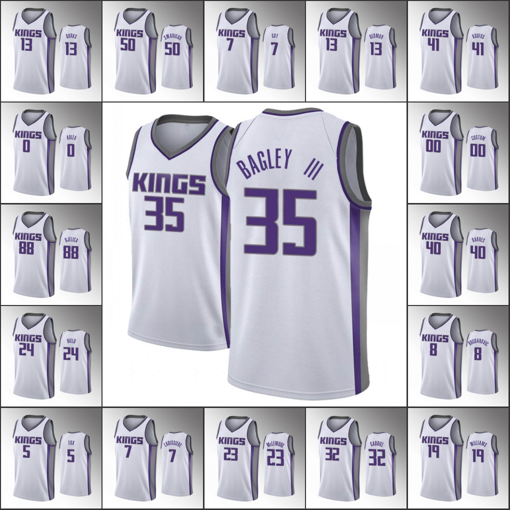 Sacramento''Kings''Men De'Aaron Fox Buddy Hield Marvin Bagley III Harrison Barnes Association White Custom Jersey
Sacramento''Kings''Men De'Aaron Fox Buddy Hield Marvin Bagley III Harrison Barnes Association White Custom Jersey