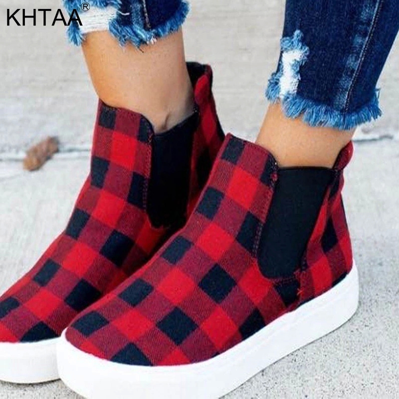 2021 Spring Women Flats Shoes Lattice Ladies Casual Vulcanized Shoes Woman Canvas Breathable Female Platform Fashion Footwear #R95s, Red
2021 Spring Women Flats Shoes Lattice Ladies Casual Vulcanized Shoes Woman Canvas Breathable Female Platform Fashion Footwear #R95s, Red