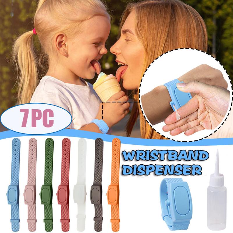 Wristband Hand Dispenser This Wearable Hand Sanitizer Dispenser Pumps Disinfecta Silicone Bracelet + Bottle clearing #YL5
Wristband Hand Dispenser This Wearable Hand Sanitizer Dispenser Pumps Disinfecta Silicone Bracelet + Bottle clearing #YL5