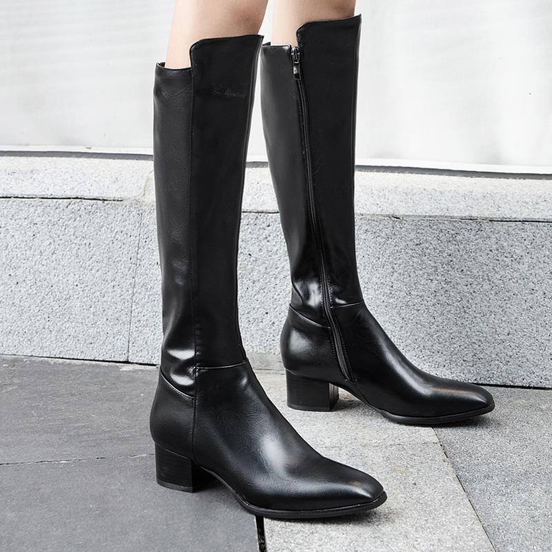 AIWEIYi Winter Knee High Boots Women PU Leather Thigh High Boots Sexy Woman Shoes Long Botas Feminina zapatos de mujer1, Black
AIWEIYi Winter Knee High Boots Women PU Leather Thigh High Boots Sexy Woman Shoes Long Botas Feminina zapatos de mujer1, Black