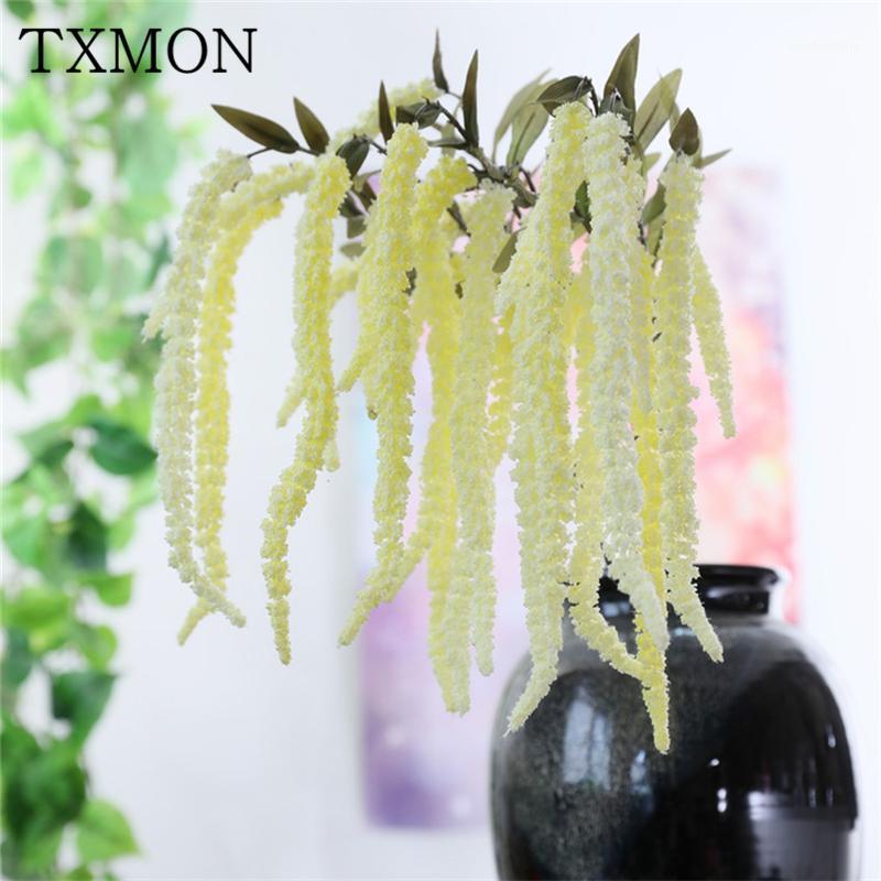 110cm Simulation foam wheat fake flower wedding arrangement hanging rattan home living room decoration artificial dog tail grass1, Green
110cm Simulation foam wheat fake flower wedding arrangement hanging rattan home living room decoration artificial dog tail grass1, Green