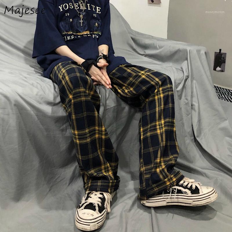 Casual Pants Men Plaid Loose Full Length Student Harajuku Korean Style Streetwear Elastic Waist Student Retro Male All-match1, Black
Casual Pants Men Plaid Loose Full Length Student Harajuku Korean Style Streetwear Elastic Waist Student Retro Male All-match1, Black