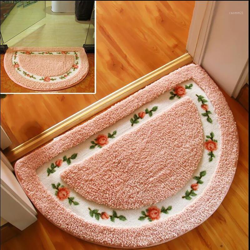 Lovely bedroom carpet Semi-circular mats toilet bathroom waterproof Doormat Household non-slip Mat1, Pink
Lovely bedroom carpet Semi-circular mats toilet bathroom waterproof Doormat Household non-slip Mat1, Pink