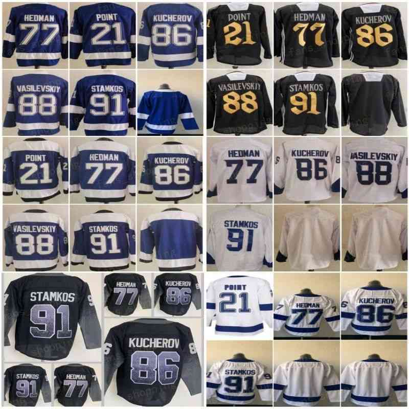 Men 2022 Stadium Series Hockey 86 Nikita Kucherov Jersey 21 Brayden Point 77 Victor Hedman 88 Andrei Vasilevskiy 91 Steven Stamkos Reverse R, Black;red
Men 2022 Stadium Series Hockey 86 Nikita Kucherov Jersey 21 Brayden Point 77 Victor Hedman 88 Andrei Vasilevskiy 91 Steven Stamkos Reverse R, Black;red