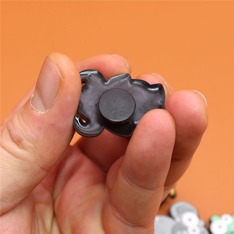 Funny Animals PVC Shoe Charms Elephant Shoe Accessories Bison Zebra Monkey Shoes Decoration Buckles Kid's Gifts