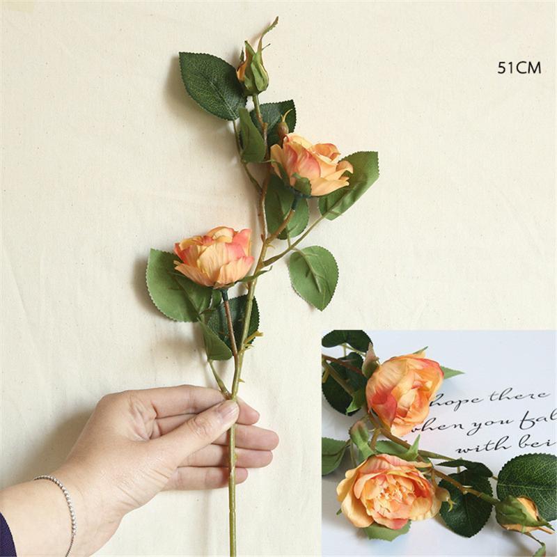 Artificial flower Loulan snow rose decoration home wedding road guide holding plant wall fake flowers1, Dy000304-orange
Artificial flower Loulan snow rose decoration home wedding road guide holding plant wall fake flowers1, Dy000304-orange