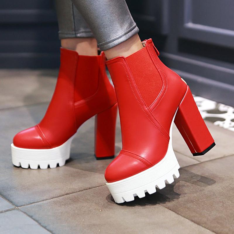 AIWEIYi New Fashion Autumn Winter Platform Ankle Boots Women 12cm Thick High Heel Platform Boots Ladies Worker Black Boot
AIWEIYi New Fashion Autumn Winter Platform Ankle Boots Women 12cm Thick High Heel Platform Boots Ladies Worker Black Boot