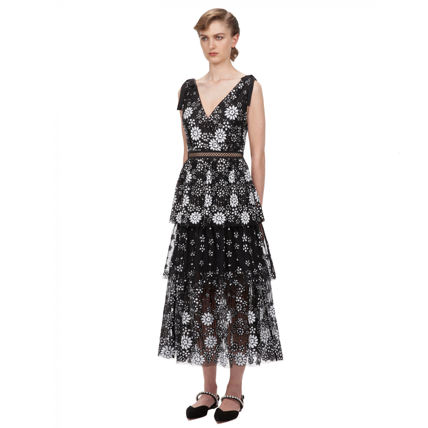 High-end Female Maxi Dress Long Self Portrait Mesh Sexy Floral Sequins Cleavage Out of the Tank Dressed in Frilly Holiday Dresses Lmon, Blue
High-end Female Maxi Dress Long Self Portrait Mesh Sexy Floral Sequins Cleavage Out of the Tank Dressed in Frilly Holiday Dresses Lmon, Blue