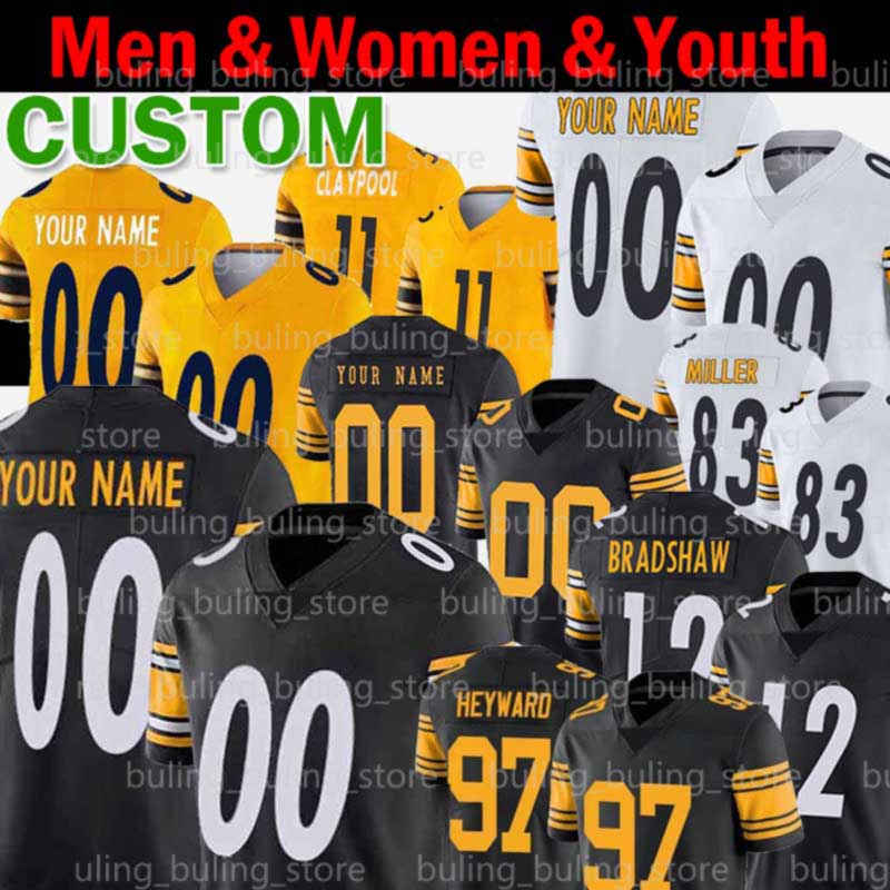 Custom 23 Joe Haden 83 Heath Miller Jerseys 97 Cameron Heyward Terry Bradshaw Jack Lambert Ryan Shazier Woodson Mens Youth Women Football, Custom men jersey+patch
Custom 23 Joe Haden 83 Heath Miller Jerseys 97 Cameron Heyward Terry Bradshaw Jack Lambert Ryan Shazier Woodson Mens Youth Women Football, Custom men jersey+patch