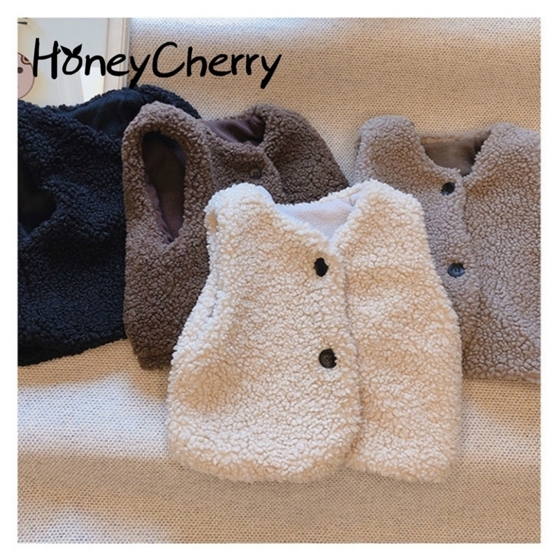 Children's Double boy Plush In Autumn And Baby Winter Clothes Toddler girl Vest 201106, Beige
Children's Double boy Plush In Autumn And Baby Winter Clothes Toddler girl Vest 201106, Beige