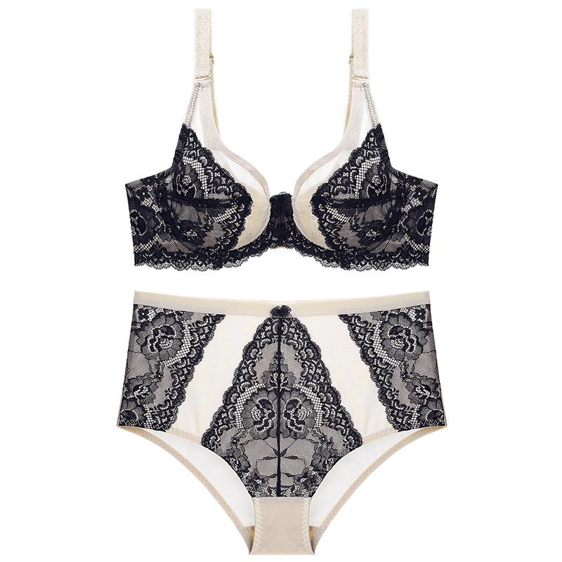 Europe and America new style perspective girls sexy bra set Side breast ultra-thin bra set for women, As picture
Europe and America new style perspective girls sexy bra set Side breast ultra-thin bra set for women, As picture