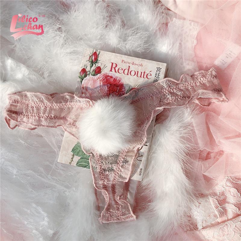 2020 New Kawaii Women's Thong Wth Cute Tail Lolita Briefs Triangle Underpants Knickers Underwear Panties Cute G-String For Girls, White
2020 New Kawaii Women's Thong Wth Cute Tail Lolita Briefs Triangle Underpants Knickers Underwear Panties Cute G-String For Girls, White