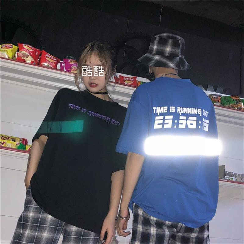 Mens Hip Hop T Shirt Half Sleeve Reflective Stripe T-Shirt Letter Print Tshirt Streetwear Summer Short Sleeve Tops Tees For Boys, Black
Mens Hip Hop T Shirt Half Sleeve Reflective Stripe T-Shirt Letter Print Tshirt Streetwear Summer Short Sleeve Tops Tees For Boys, Black