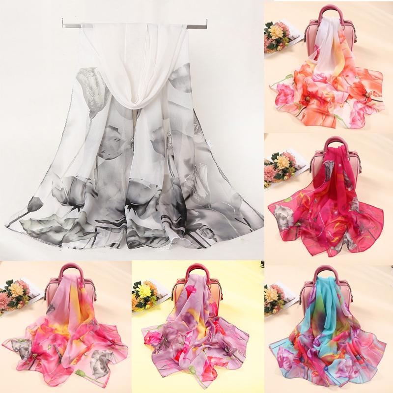 Men Women All-match Fashion Women Flower Print Long Soft Wrap Scarf Simulation Silk Shawl Scarves New Autumn Winter Bandanna
Men Women All-match Fashion Women Flower Print Long Soft Wrap Scarf Simulation Silk Shawl Scarves New Autumn Winter Bandanna
