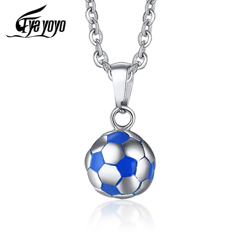 EyeYoYo Stainless Steel Necklace Hot Sell Popular Single Man 15mm Football Shape Blue Lover Gift Jewelry For Best Friend Gift
EyeYoYo Stainless Steel Necklace Hot Sell Popular Single Man 15mm Football Shape Blue Lover Gift Jewelry For Best Friend Gift