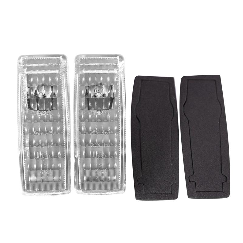 2Pcs Car Fender Turn Signal Light Indicator Lamp Cover White for W124 R129 W140 W202 W201, As pic
2Pcs Car Fender Turn Signal Light Indicator Lamp Cover White for W124 R129 W140 W202 W201, As pic