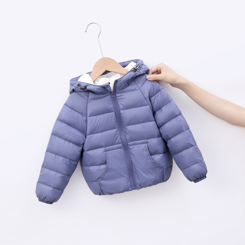 winter new products children's lightweight down jacket boys and girls candy color lightweight children's down jacket 2-8 ye 201126