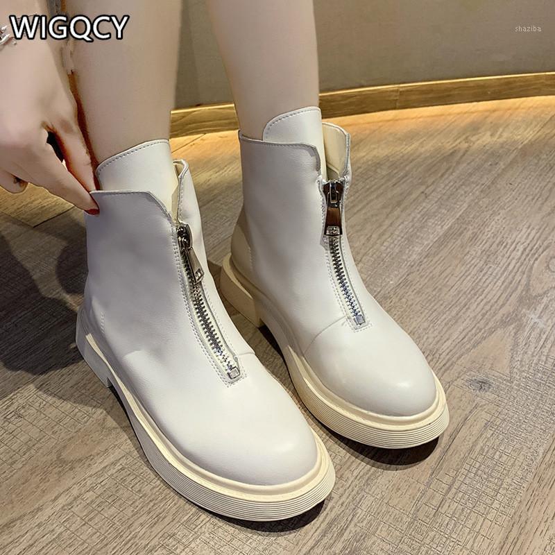 2020 New Autumn Women's British Style Boots Women's Mid-Heel Leather Comfortable Single Boots Front Zipper1, Black
2020 New Autumn Women's British Style Boots Women's Mid-Heel Leather Comfortable Single Boots Front Zipper1, Black