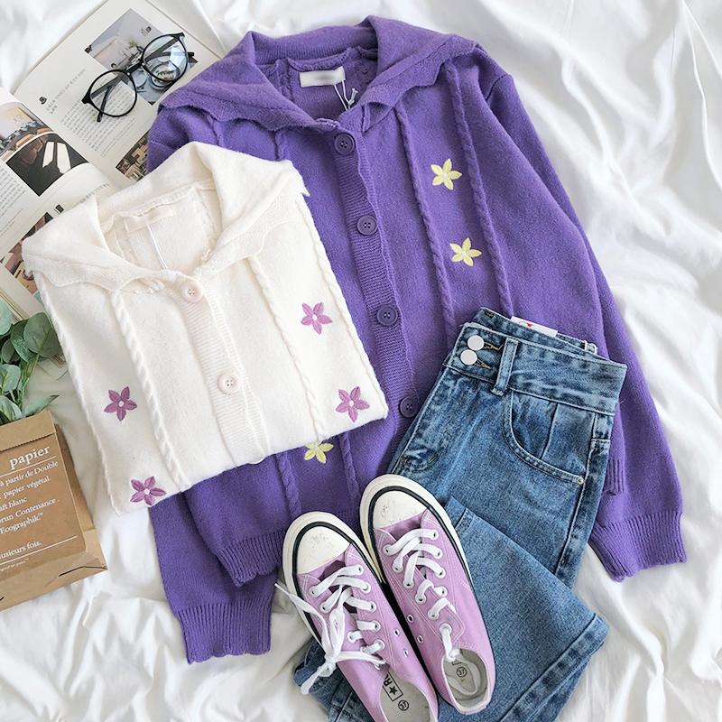 Harajuku Korean Style Kintting Cardigan 2020 Autumn Button Long Sleeve Streetwear Vintage Casual Sweater Female Coats, White
Harajuku Korean Style Kintting Cardigan 2020 Autumn Button Long Sleeve Streetwear Vintage Casual Sweater Female Coats, White