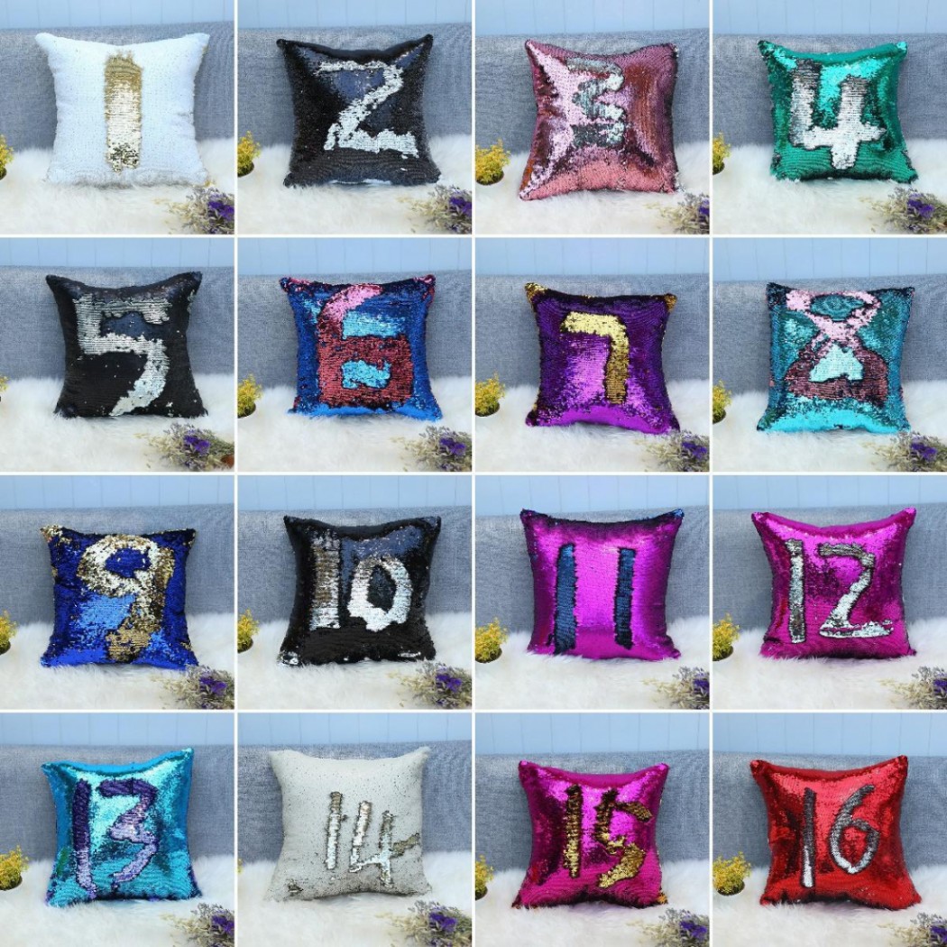 32 Colors Glitter Sequin Pillowcase Mermaid Cushion Cover Pillow Magical Throw Pillow Case Home Decorative Car Sofa Pillowcase
32 Colors Glitter Sequin Pillowcase Mermaid Cushion Cover Pillow Magical Throw Pillow Case Home Decorative Car Sofa Pillowcase
