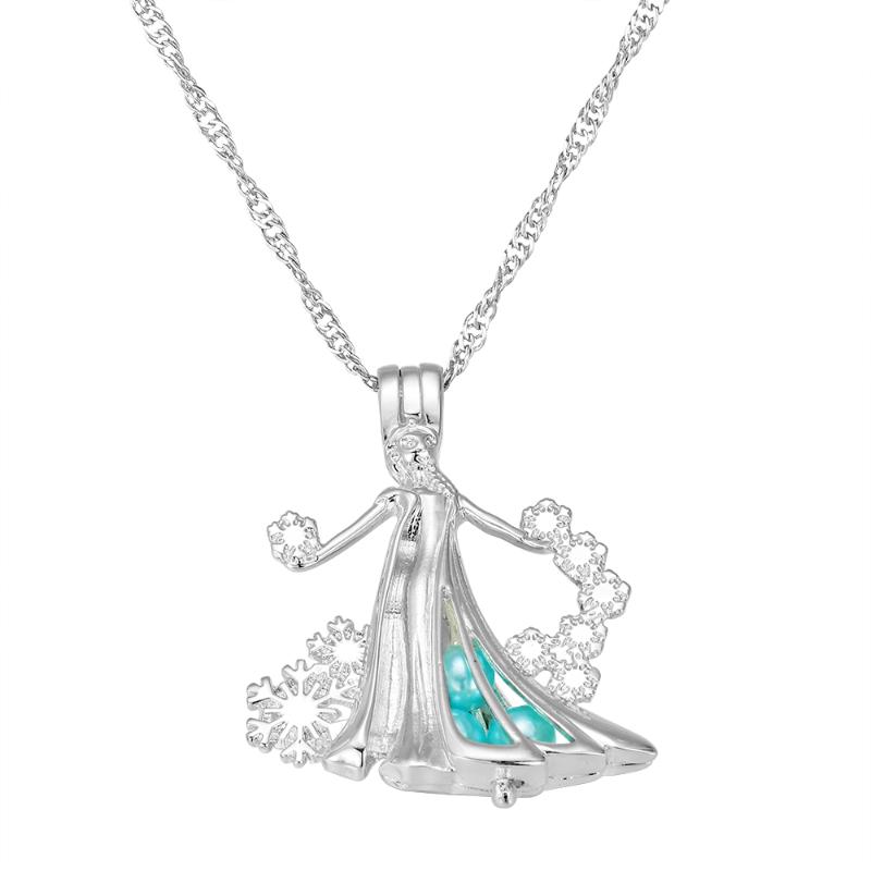 Arendelle Princess Necklace Pearl Cage Custom Necklace Pendant Punk Party Jewelry Silver Color Chain Initial Women Gift
Arendelle Princess Necklace Pearl Cage Custom Necklace Pendant Punk Party Jewelry Silver Color Chain Initial Women Gift